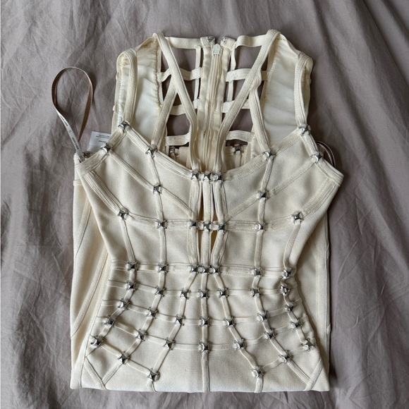 Herve Leger Studded Dress - Picture 1 of 4